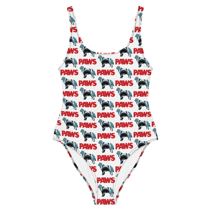 "PAWS" One-Piece Swimsuit