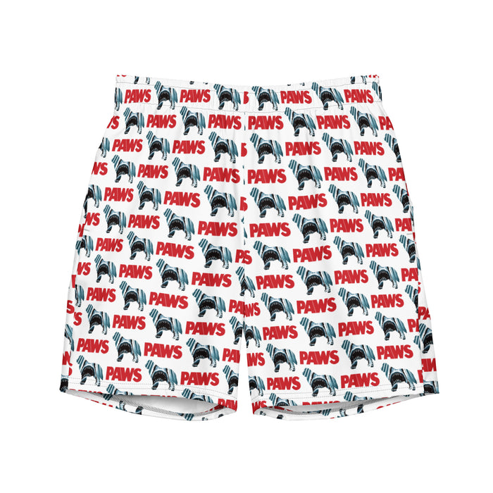 "PAWS" Swim Trunks