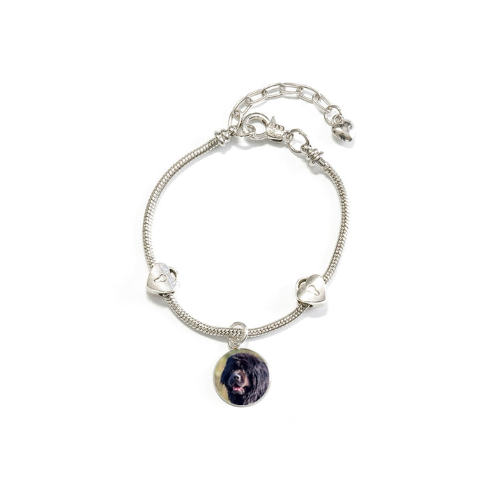 Charm Bracelet with Your Dog's Photo