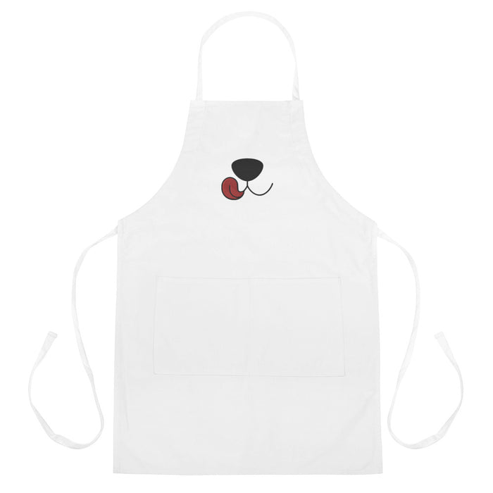 Happy Dog Embroidered Apron